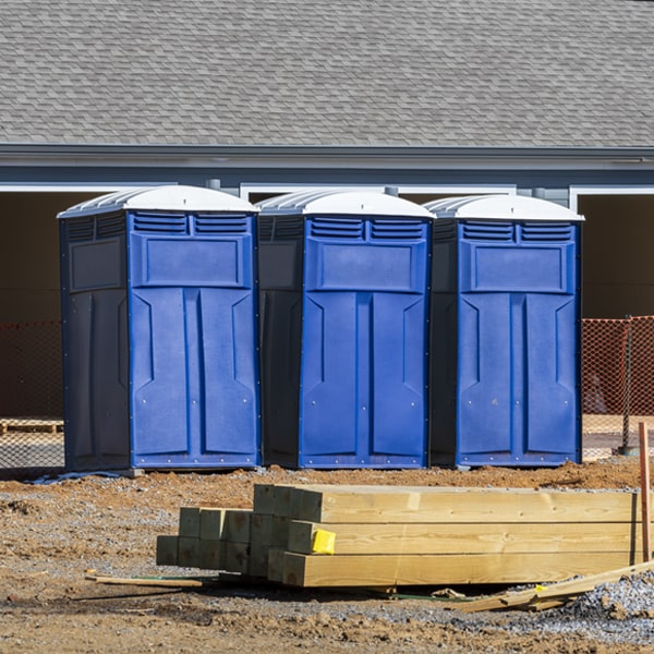 is there a specific order in which to place multiple porta potties in Frankclay MO